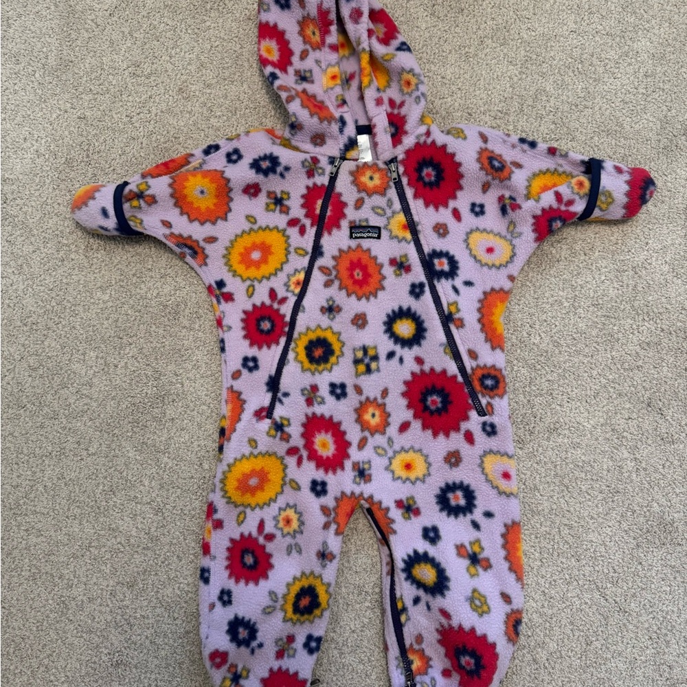 Patagonia Colorful Floral Kids One Piece